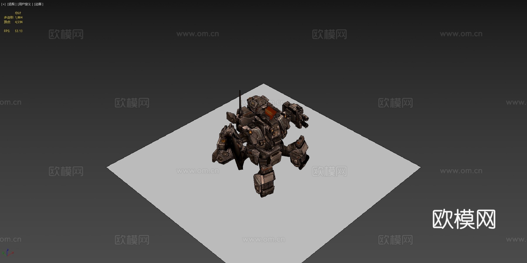 机械构造者重型蜘蛛su模型