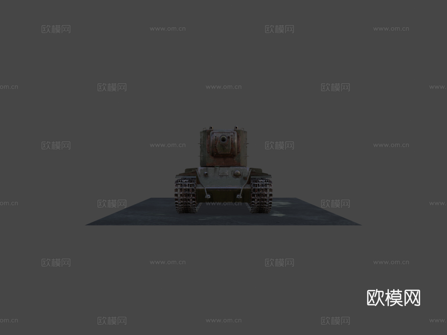 KV2重型坦克1940su模型