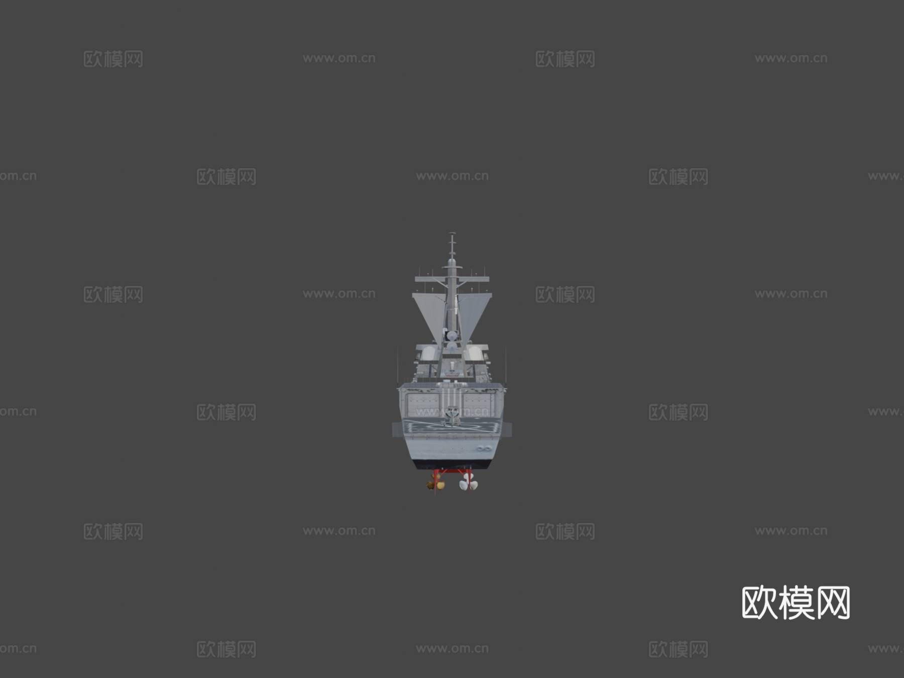 阿利伯克级导弹驱逐舰su模型