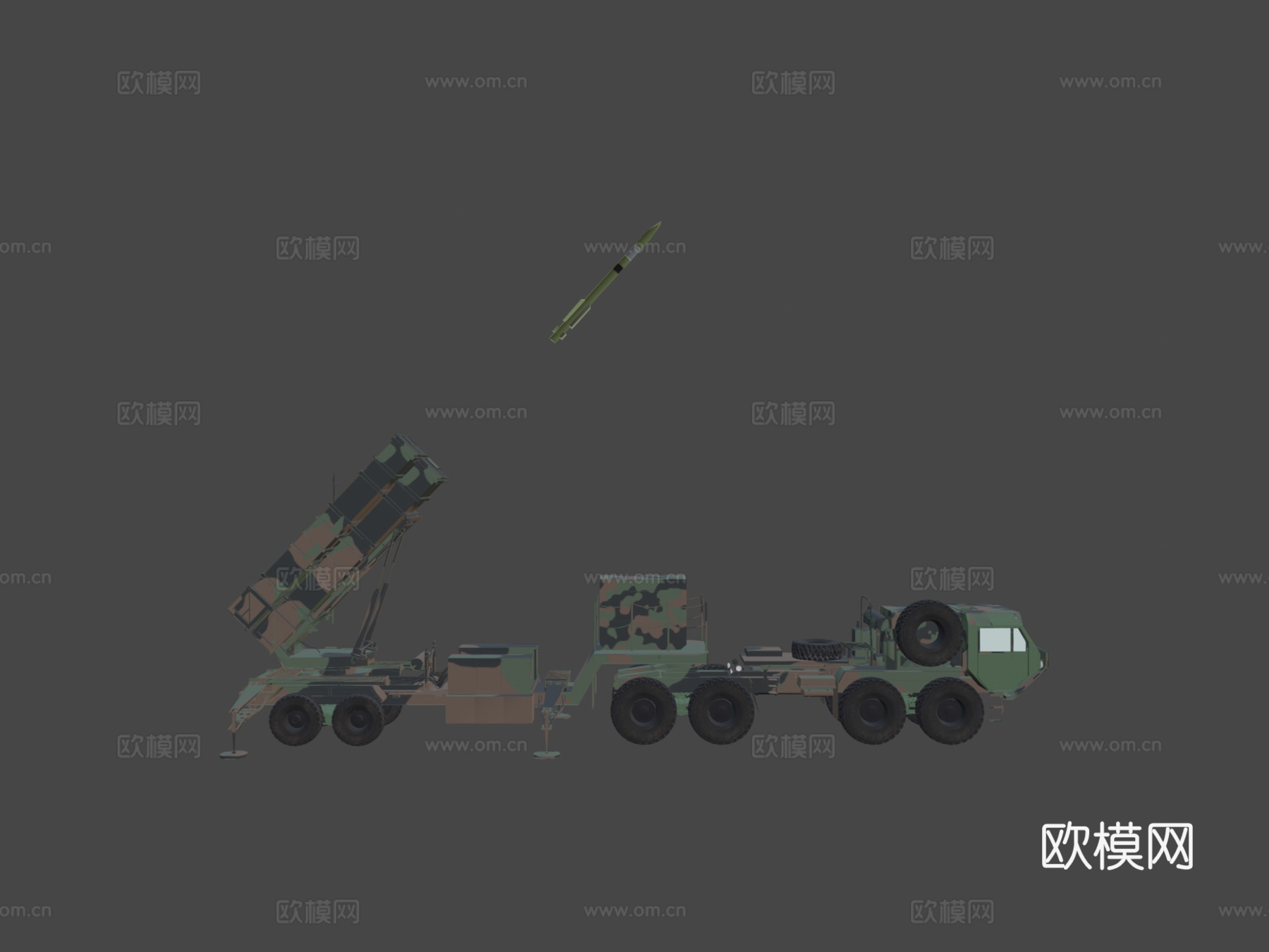 MIM104爱国者发射器su模型