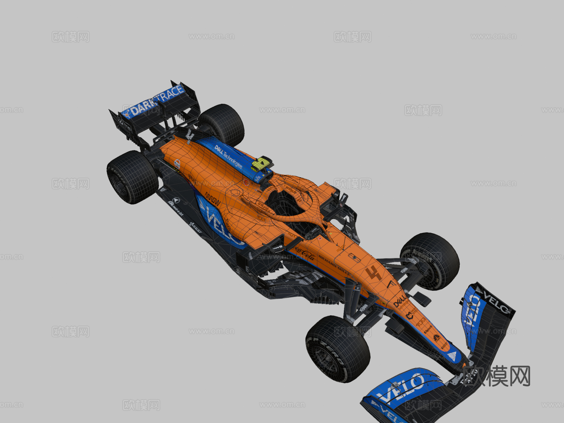 F1 2021迈凯伦MCL35Msu模型