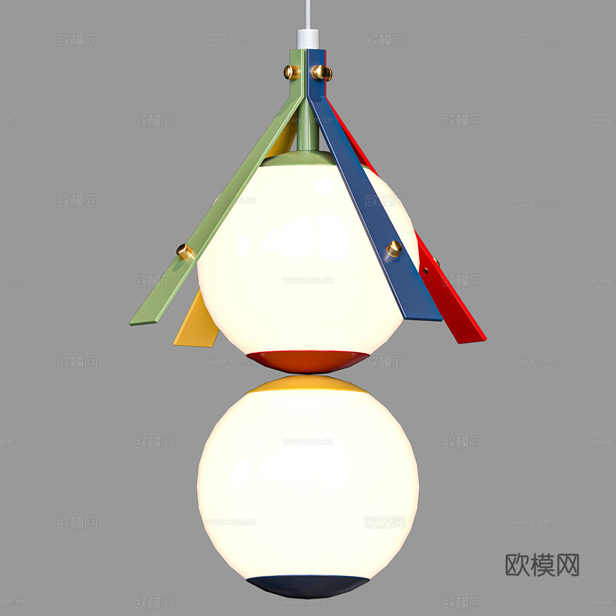 现代简约吊灯 吊灯 简约吊灯 餐厅吊灯 玻璃吊灯 轻奢吊灯3d模型