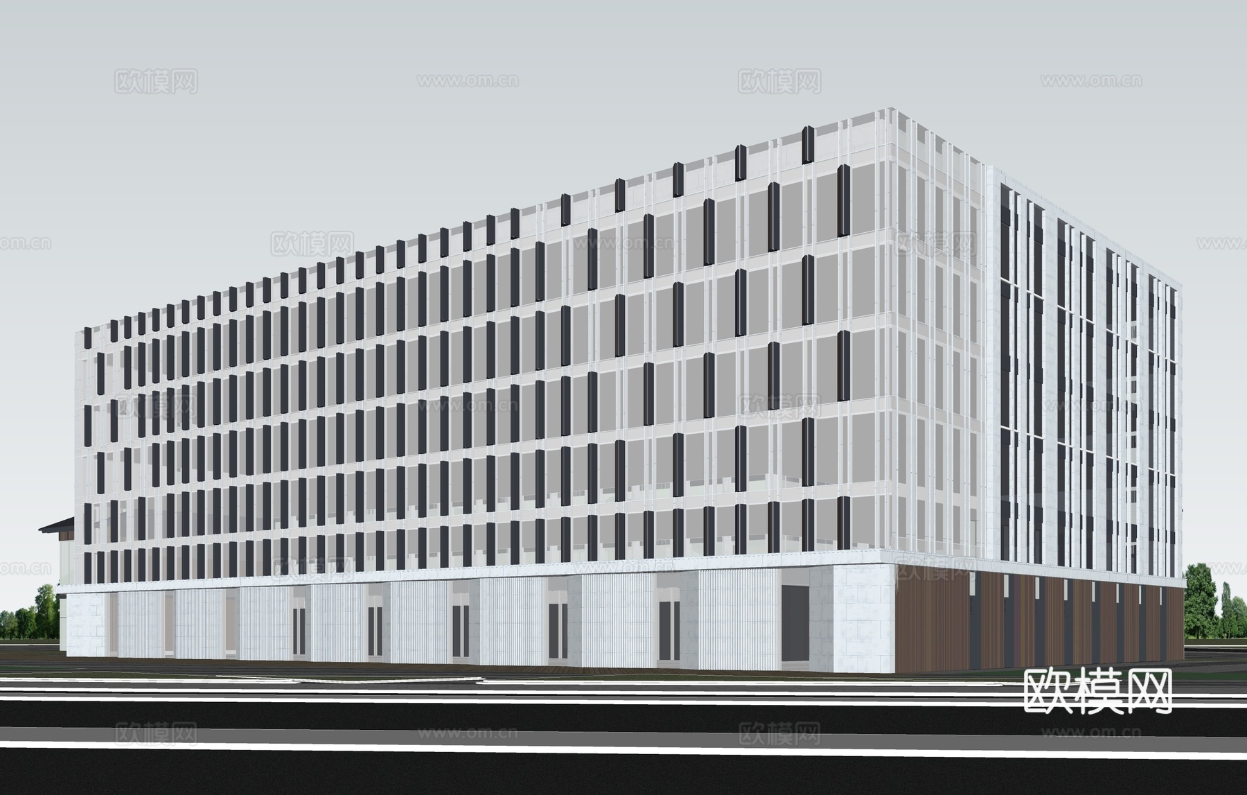 现代酒店 多层酒店 高层酒店 旅馆 酒店建筑su模型