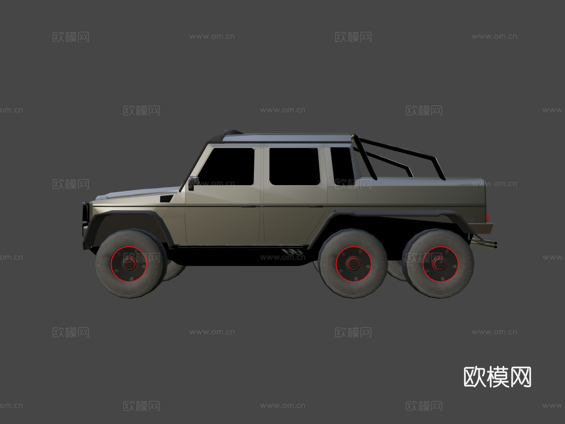 梅赛德斯 G级 6x6su模型