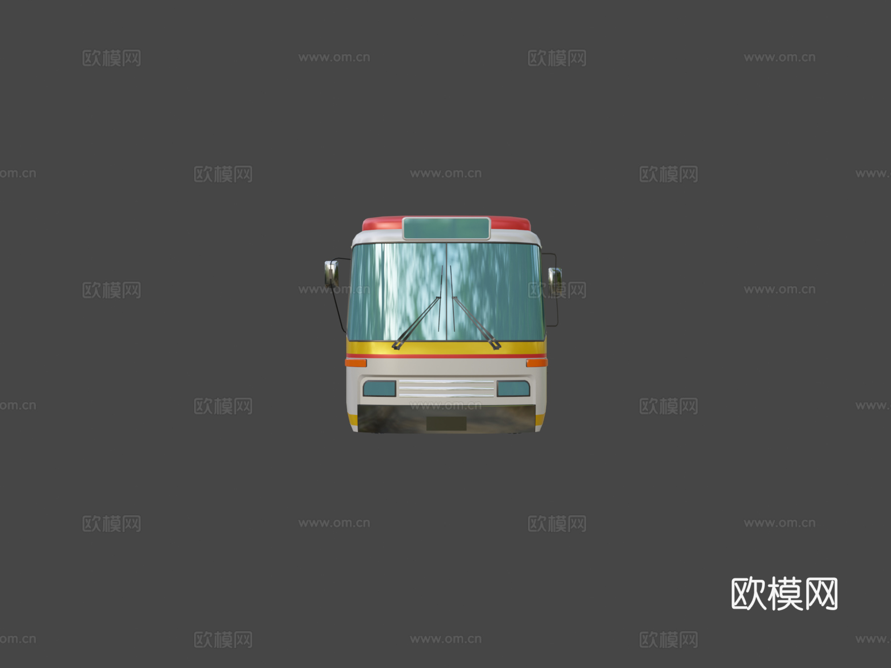 通用城镇巴士su模型