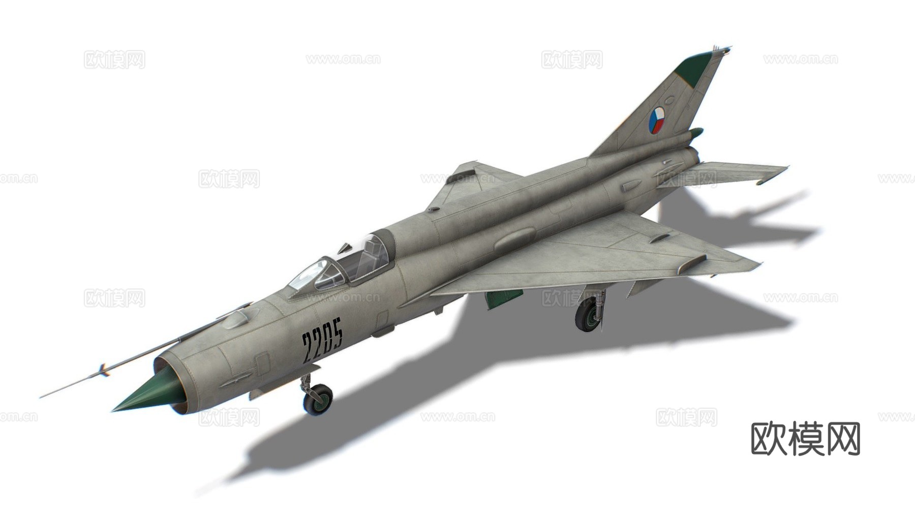 米格21 鱼窝 喷气式战斗机su模型