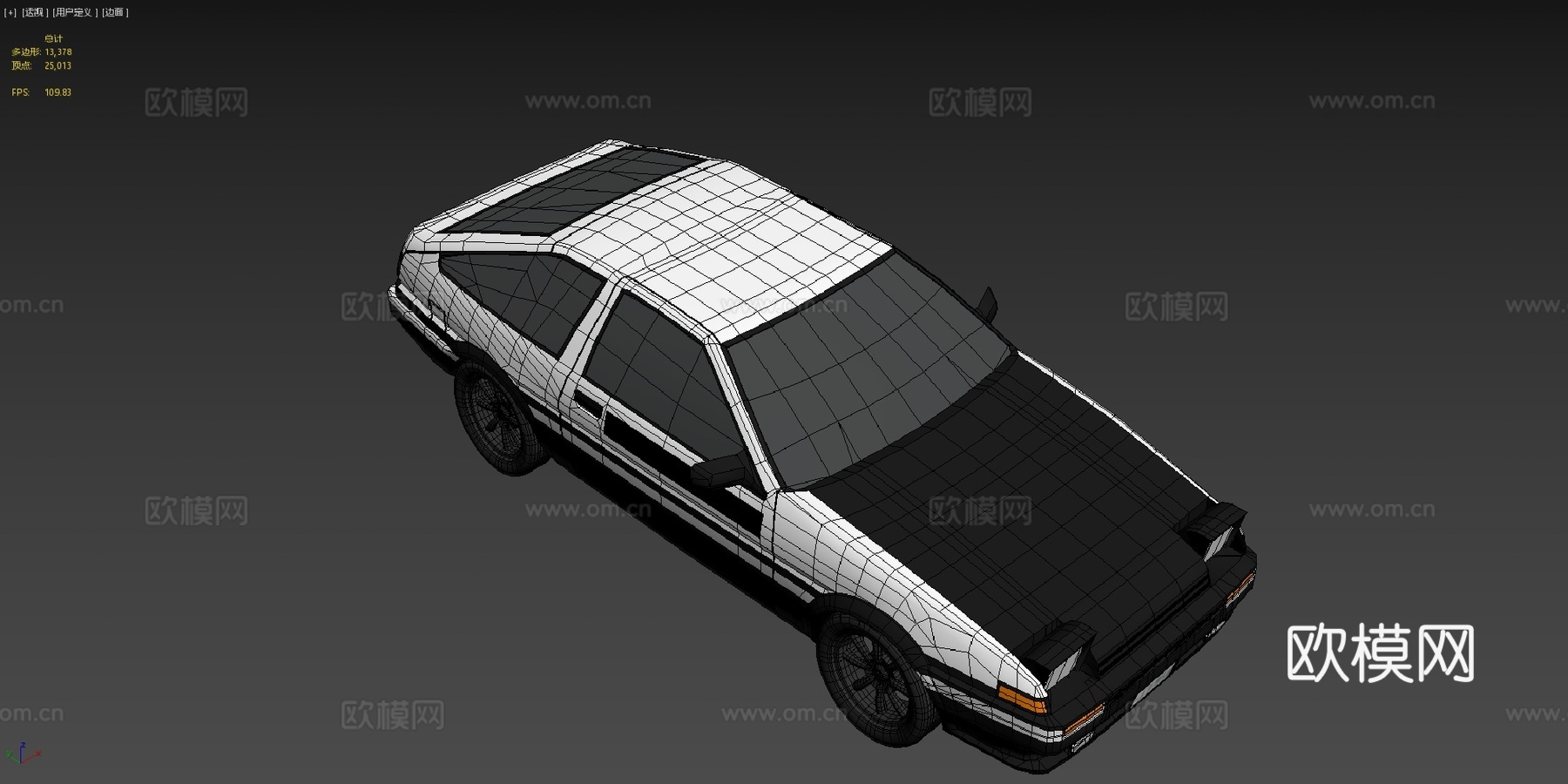 丰田卡罗拉AE86 Truenosu模型