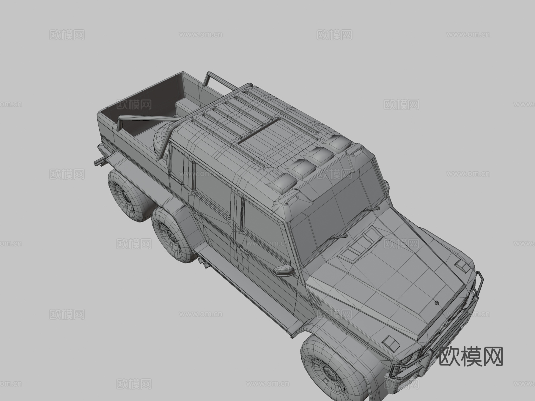 梅赛德斯 G级 6x6su模型