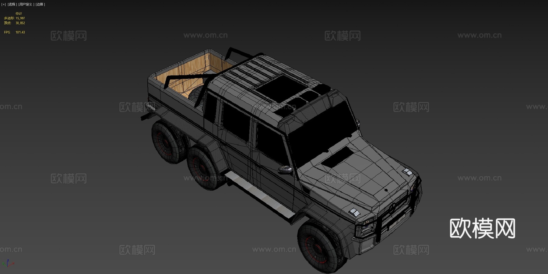 梅赛德斯 G级 6x6su模型