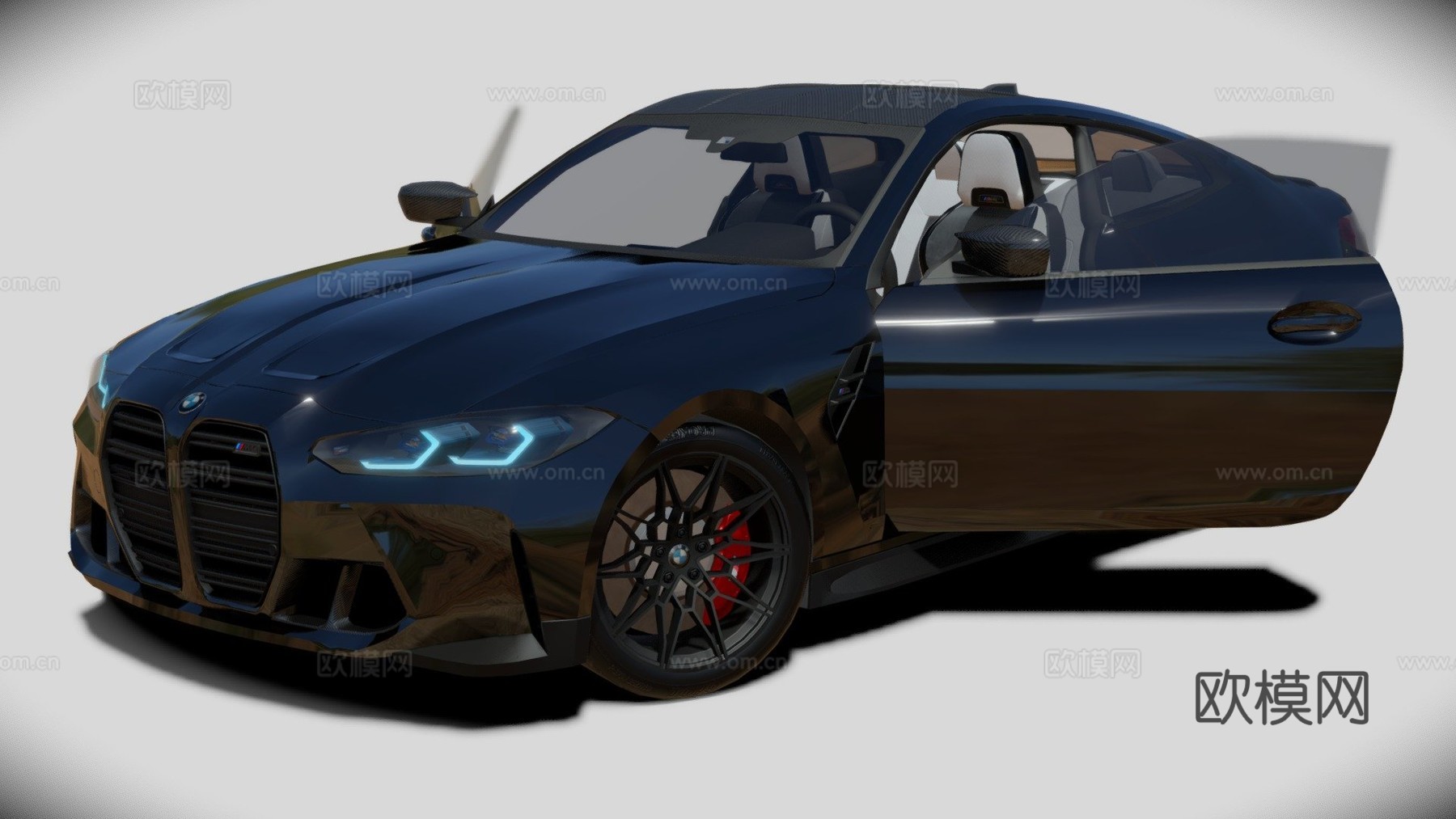 宝马M4竞赛su模型