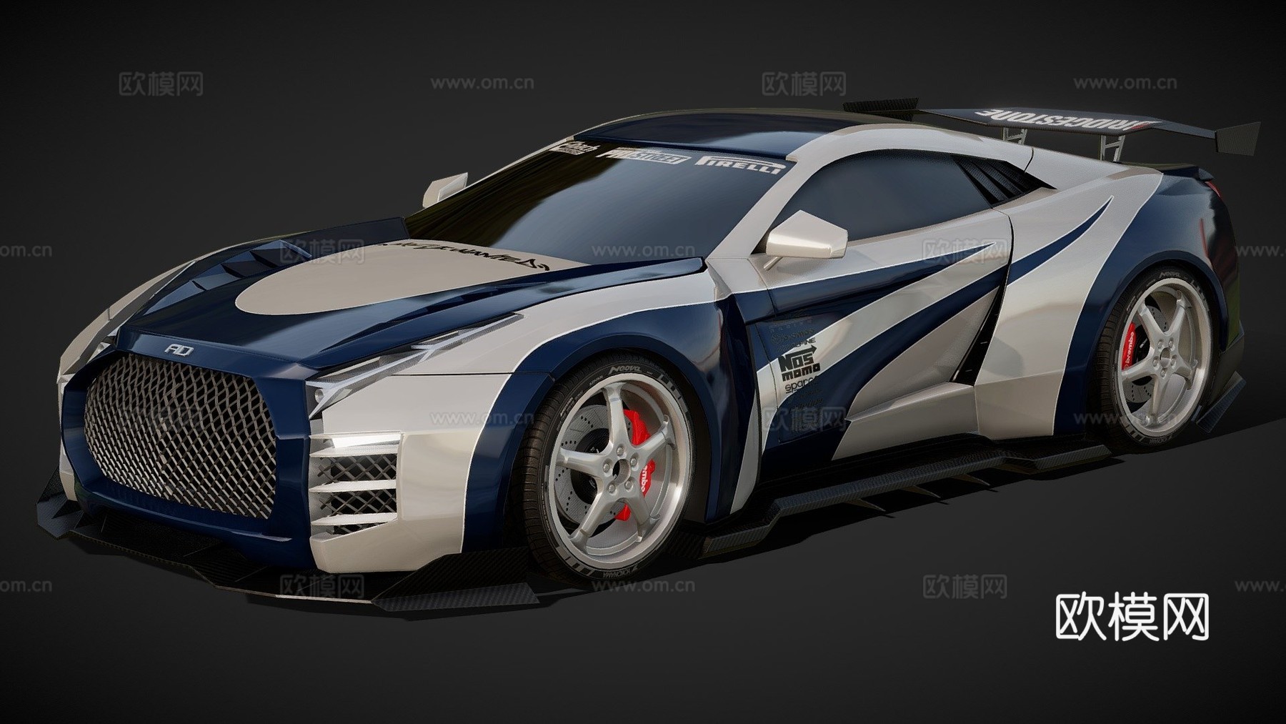 日产 GTRs  麦克斯su模型