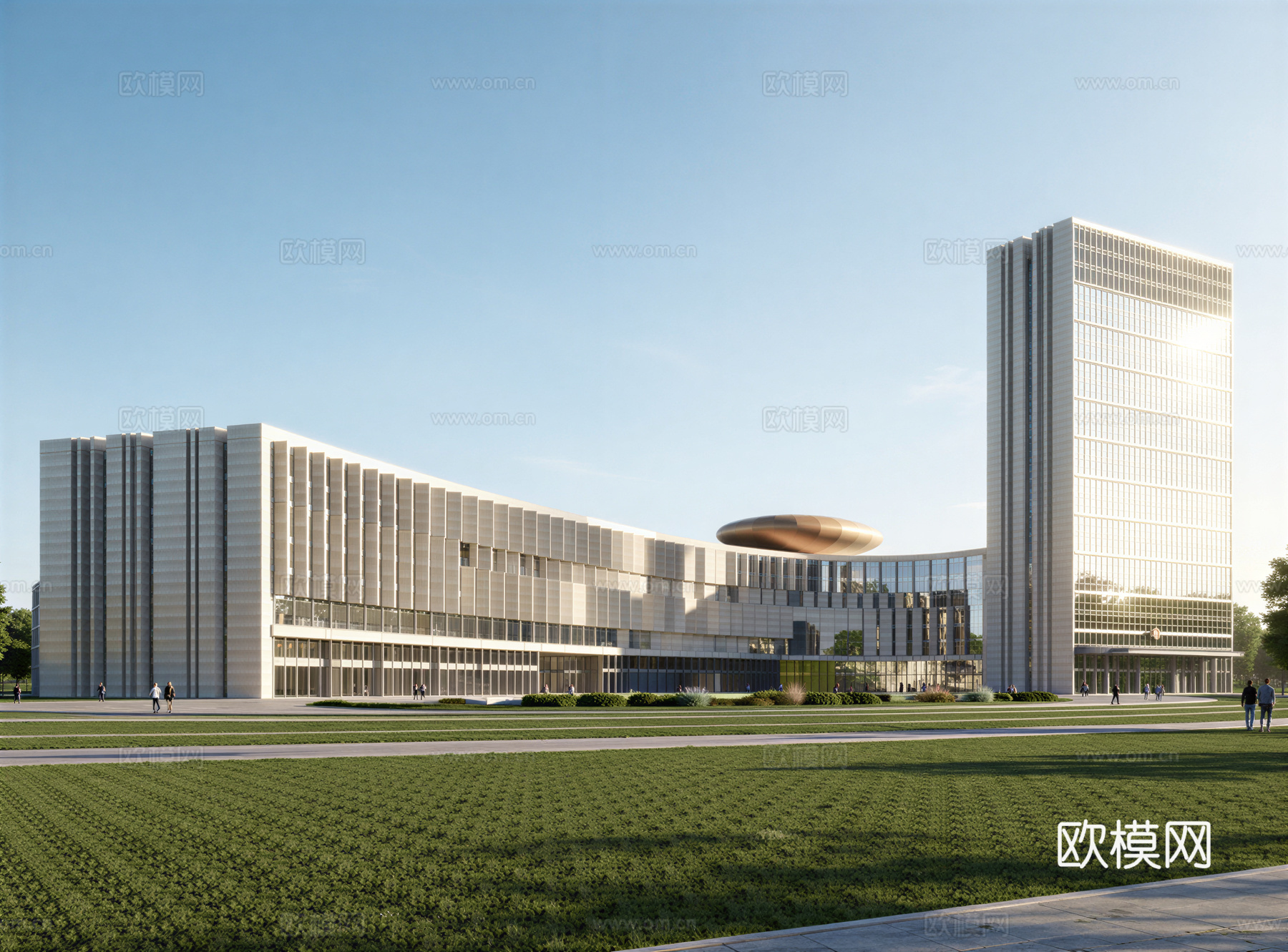 现代酒店 高层酒店 多层酒店 旅馆 酒店建筑su模型