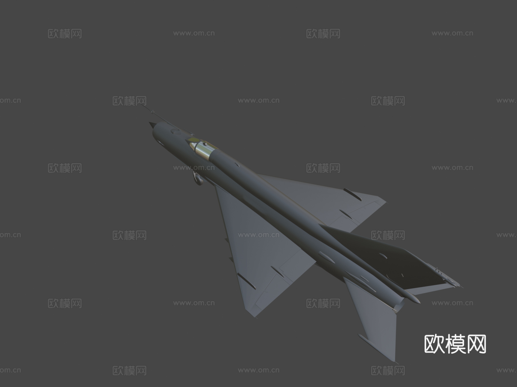 米格21 鱼窝 喷气式战斗机su模型