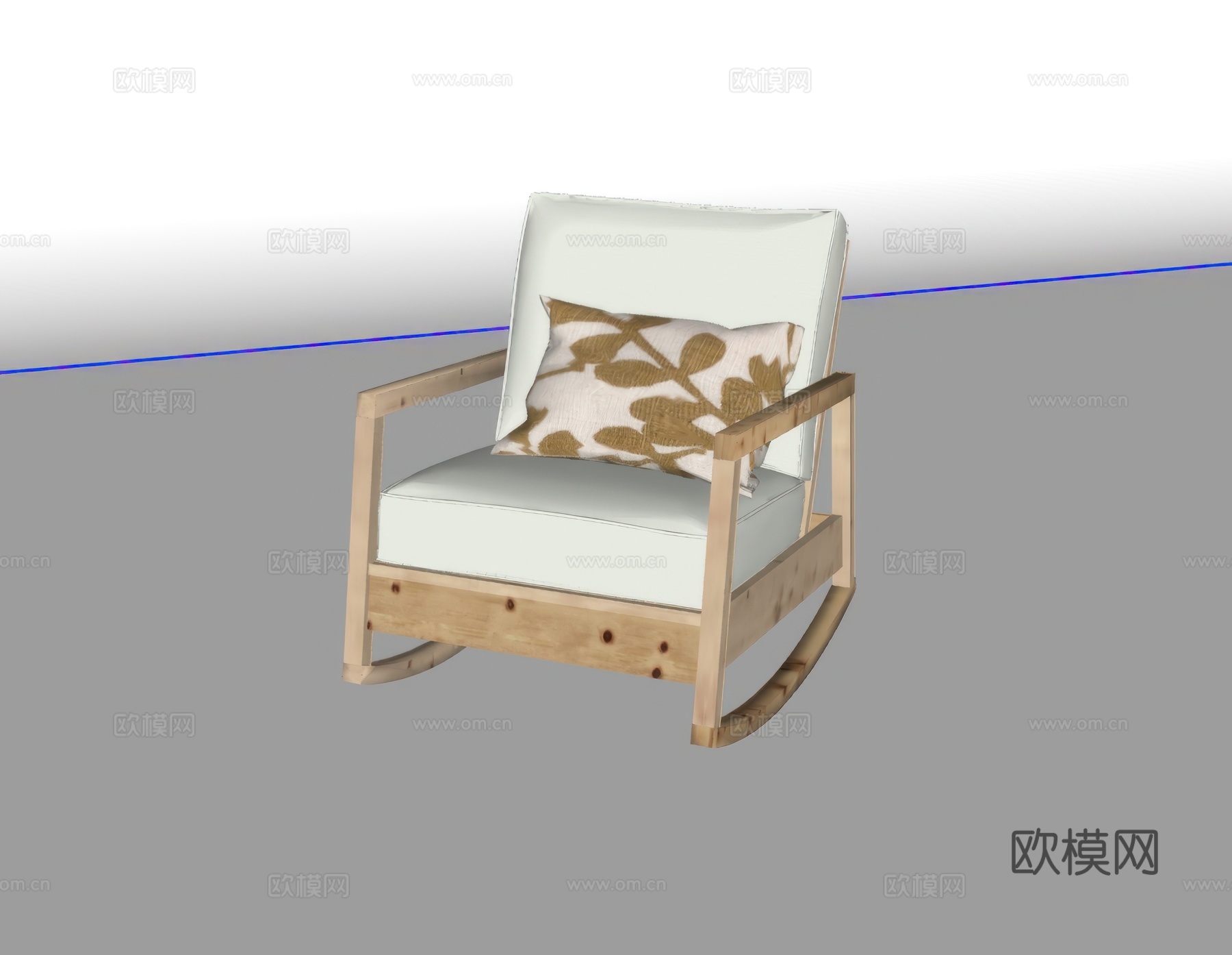 休闲椅su模型