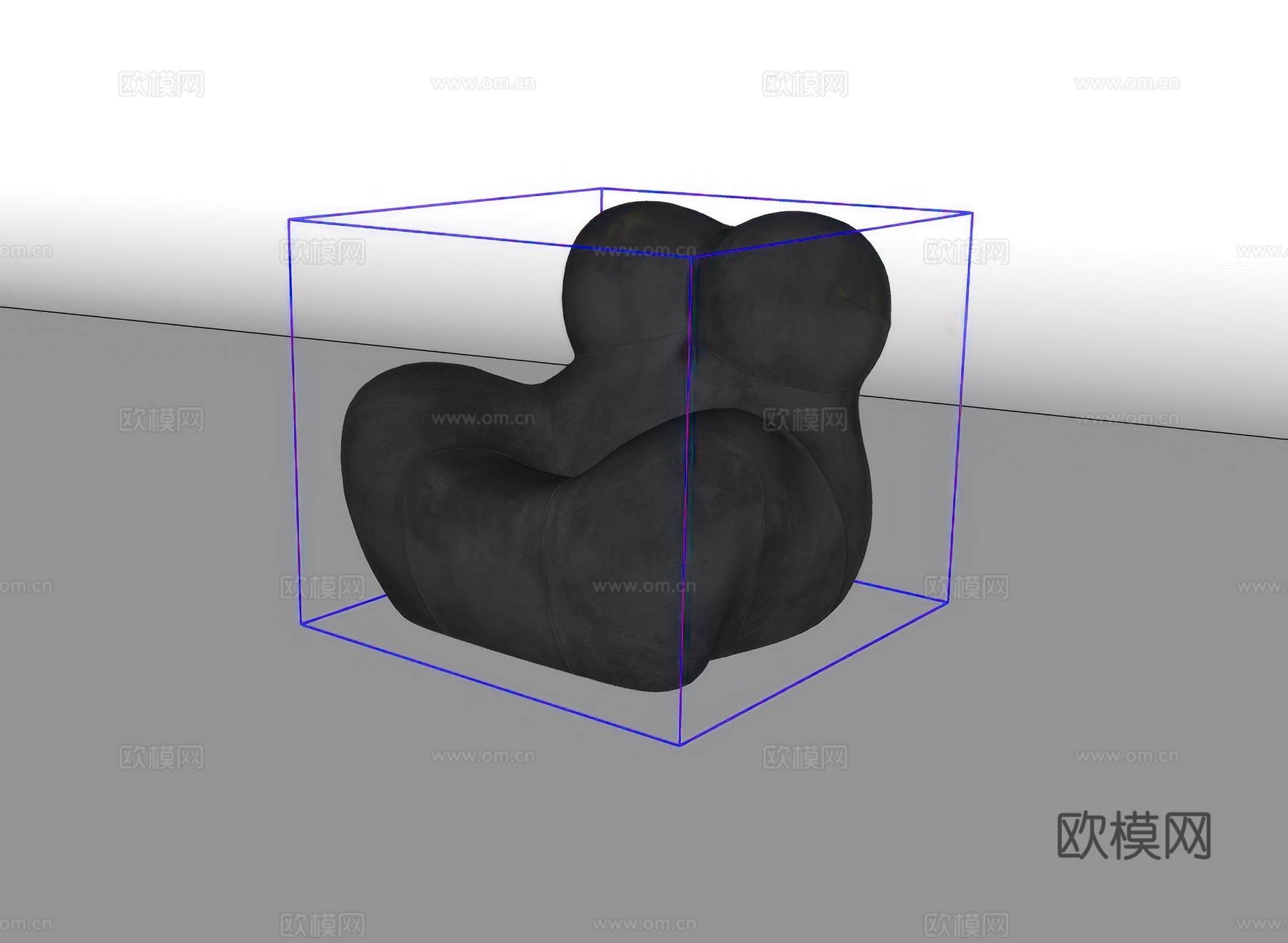 单人沙发su模型