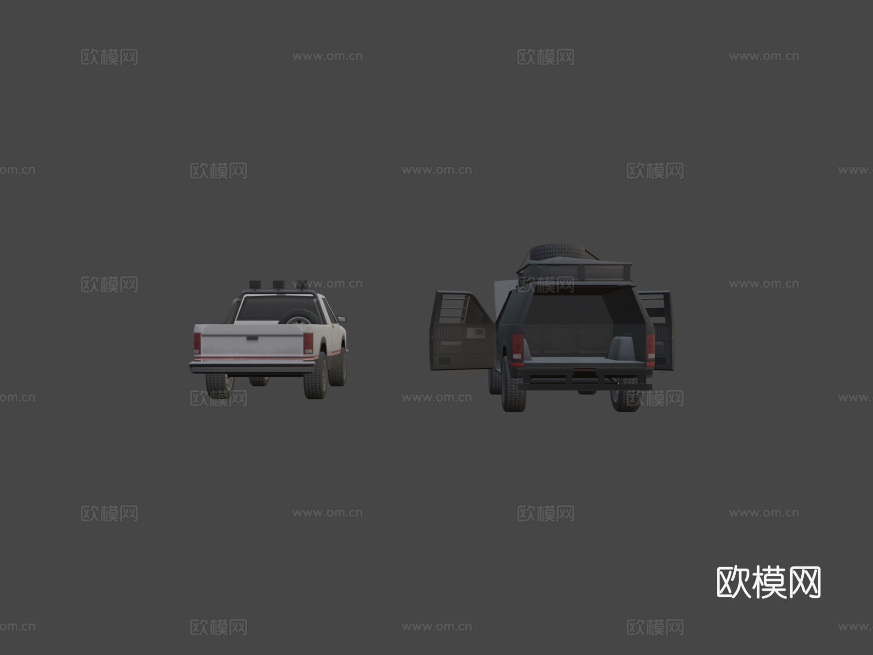 雪佛兰 S10su模型