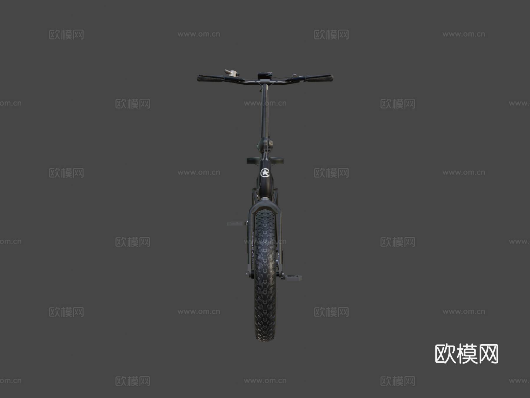 侦察折叠侦察电动自行车su模型