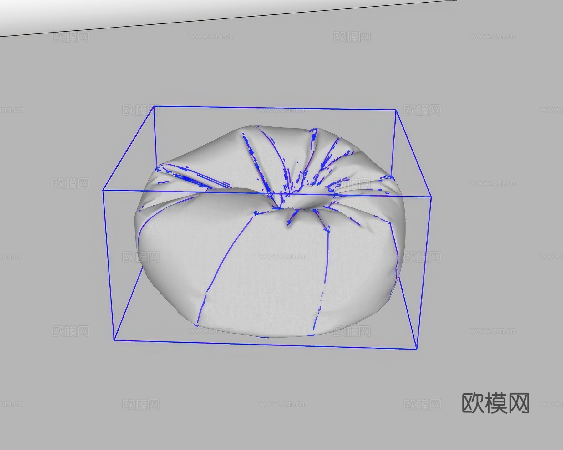 懒人沙发su模型