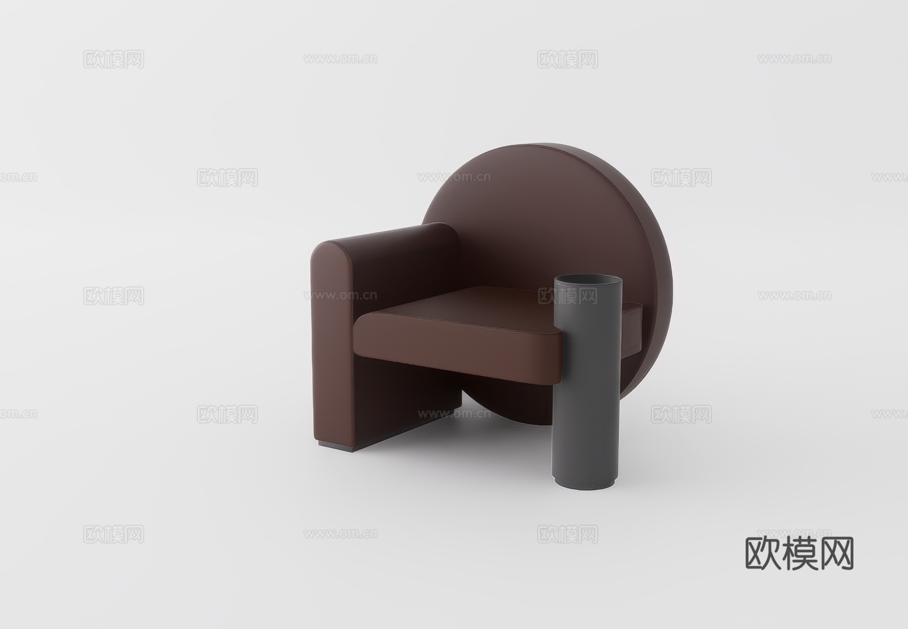 单人沙发su模型