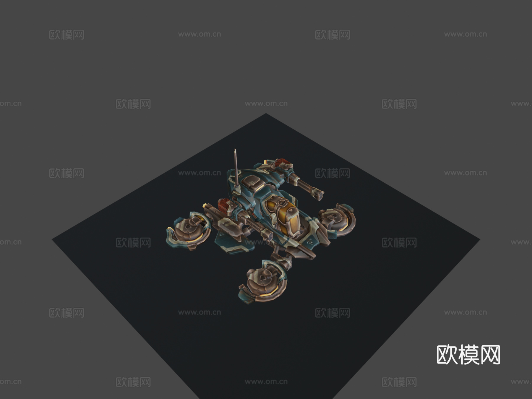 科幻车辆构造器su模型