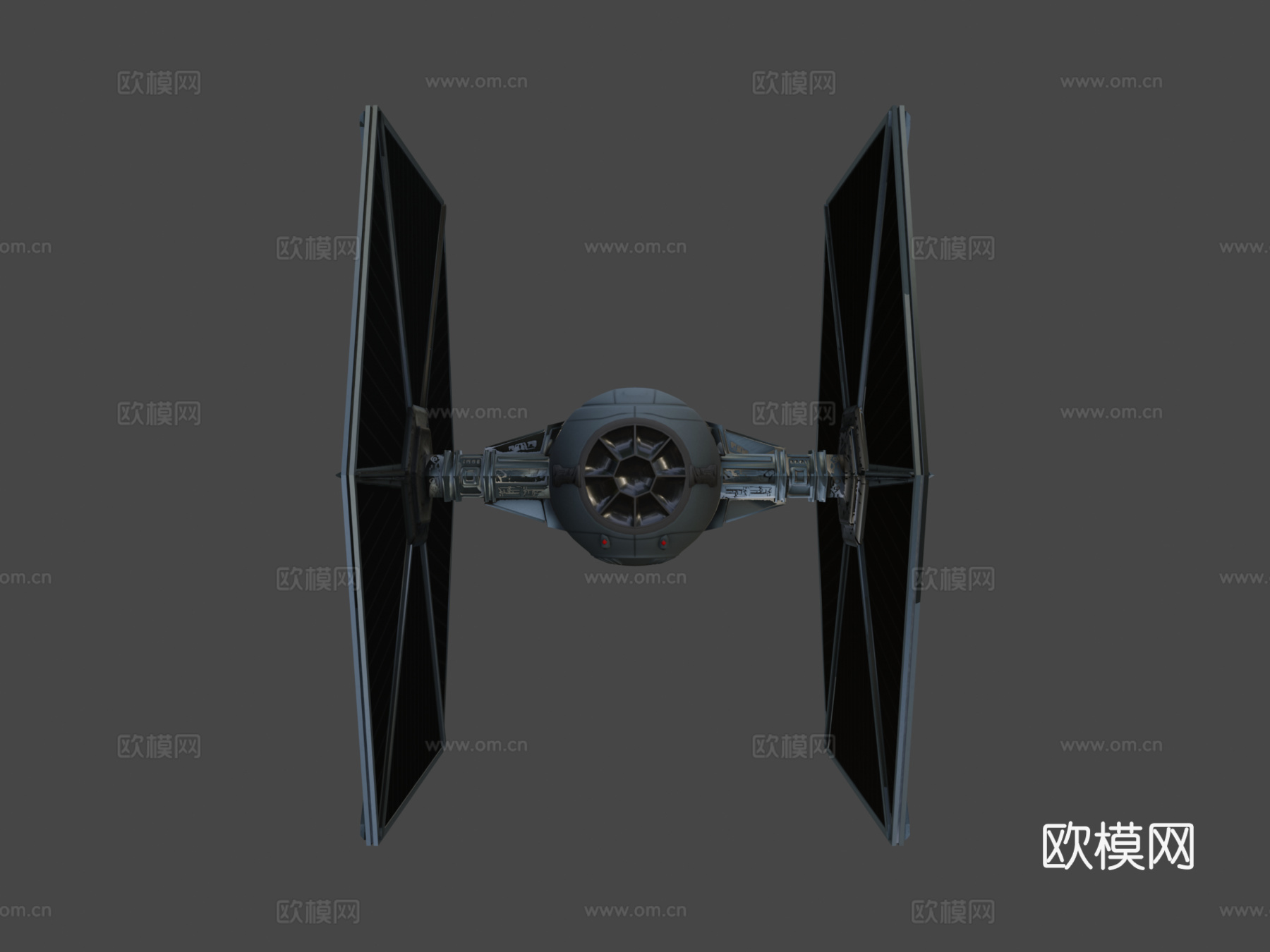T.I.E战斗机星球大战su模型