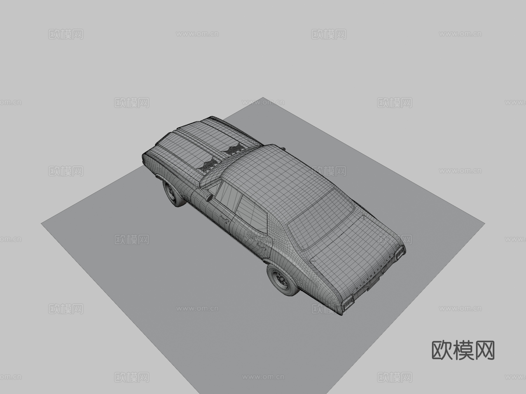 奥兹莫比尔短剑至尊轿车71su模型
