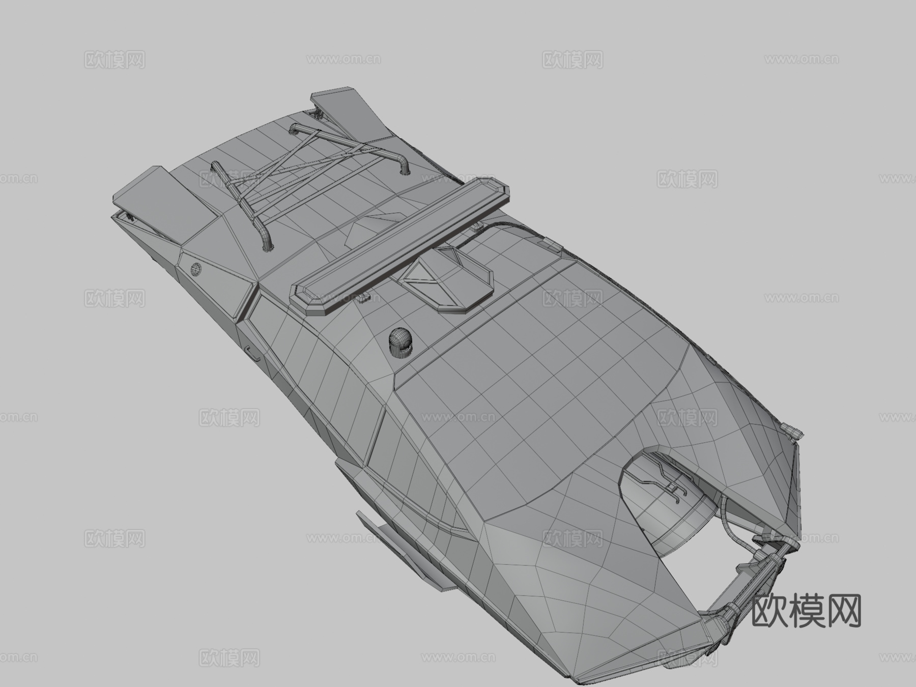 反乌托邦 警车su模型