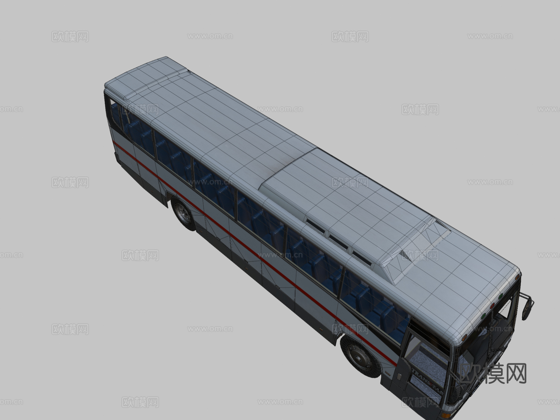 双龙 Transtar 巴士su模型