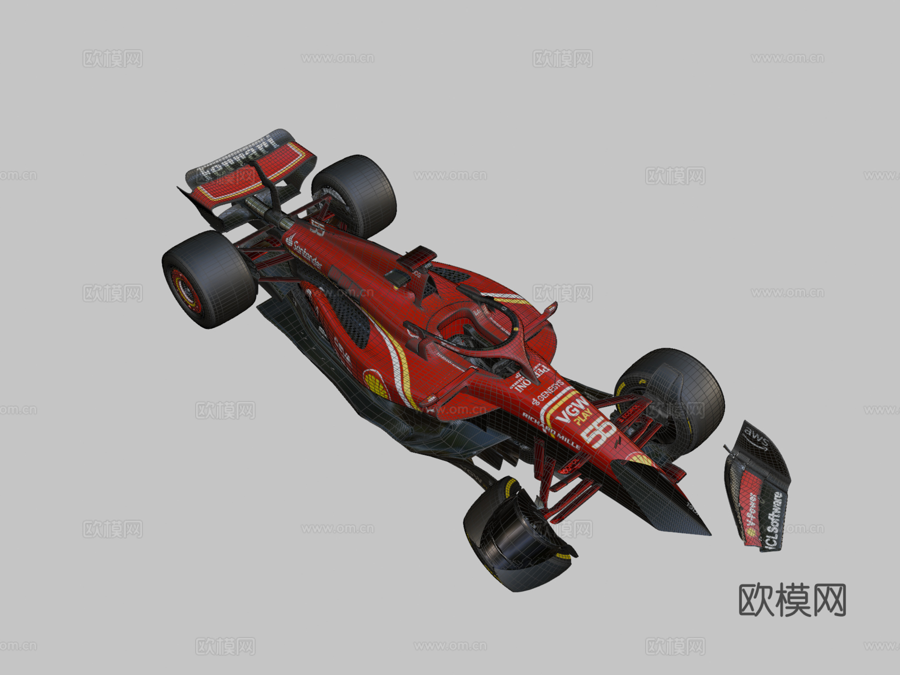 F1 法拉利 SF24 2024su模型