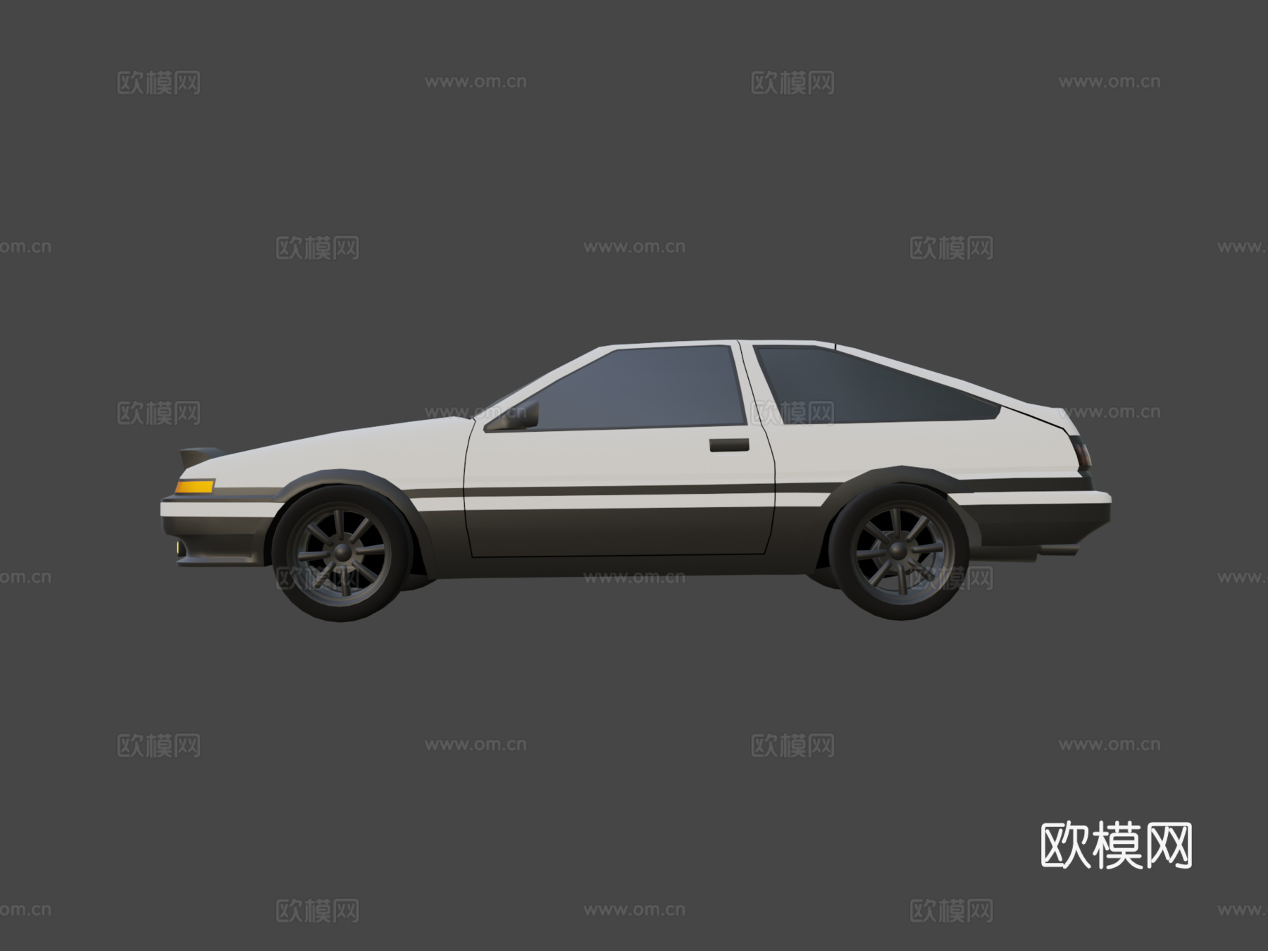 丰田卡罗拉AE86 Truenosu模型