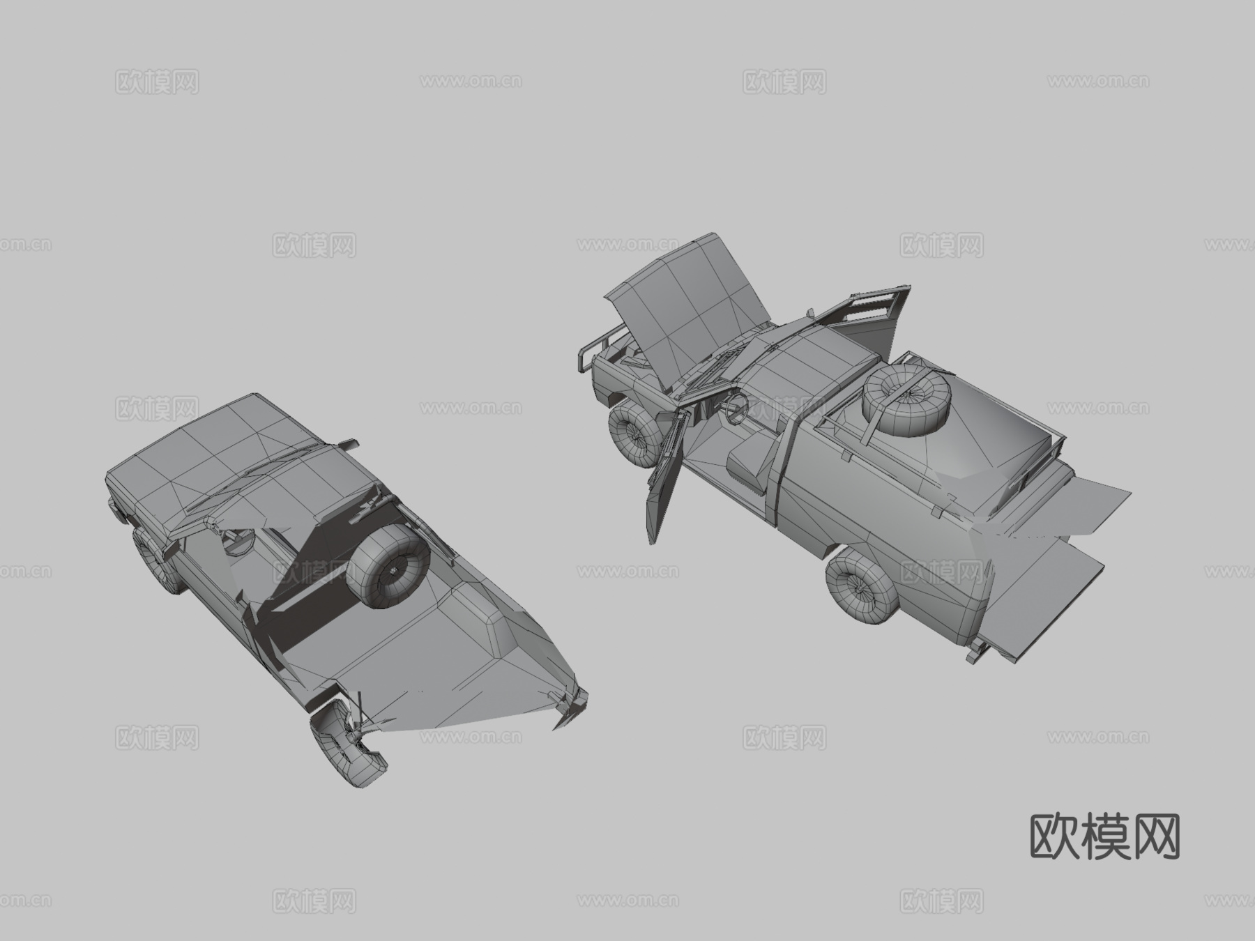 雪佛兰 S10su模型