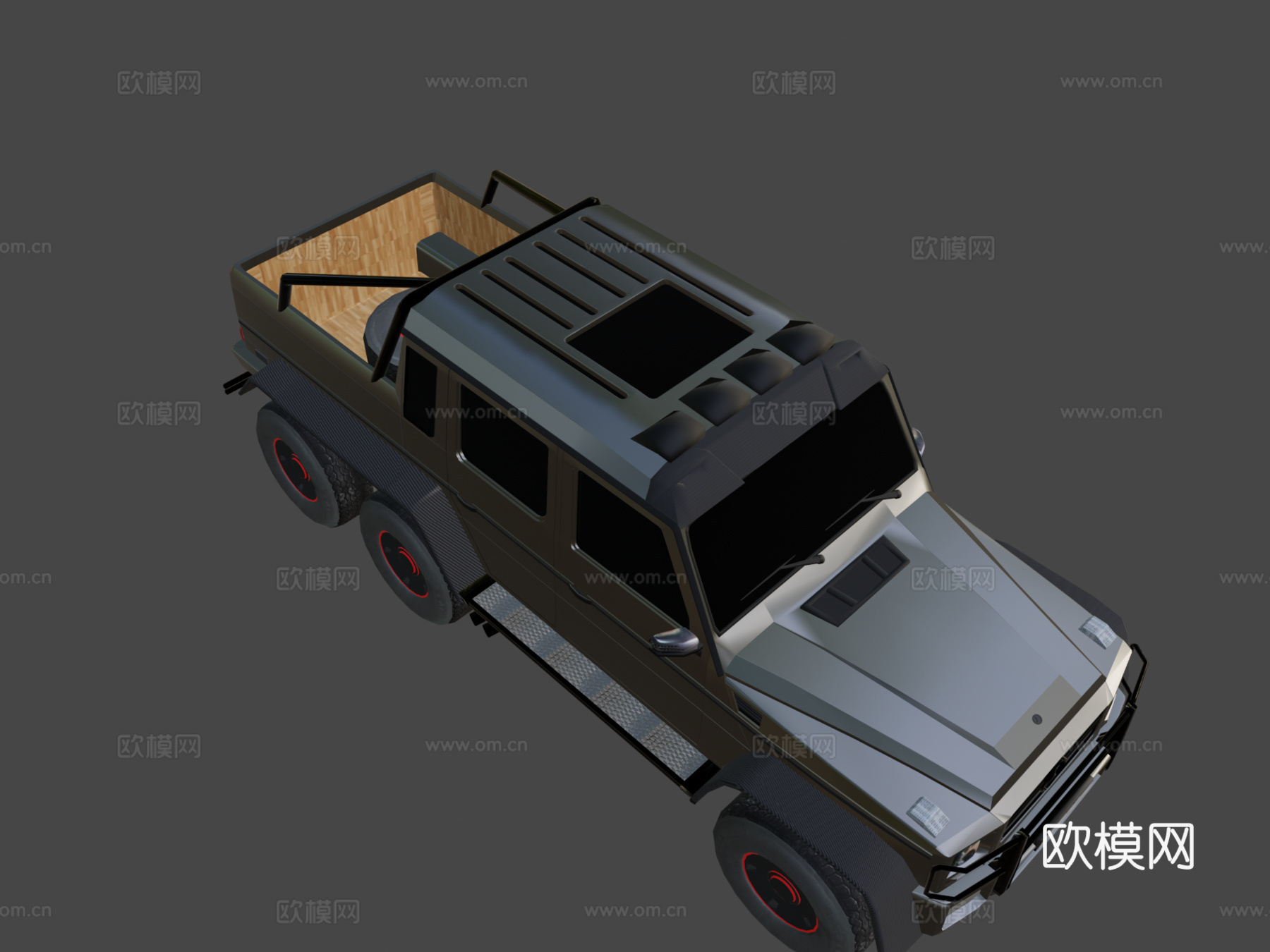 梅赛德斯 G级 6x6su模型