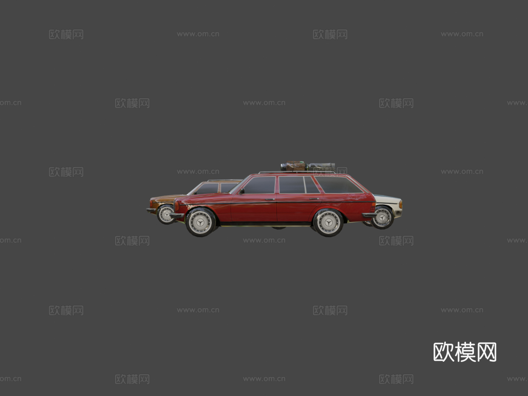 梅赛德斯奔驰 W123su模型