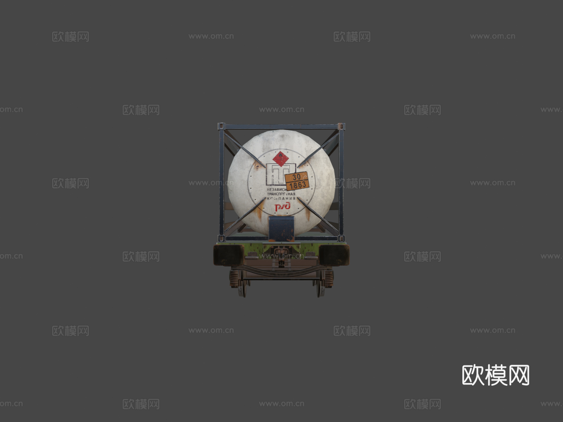 铁路罐车su模型