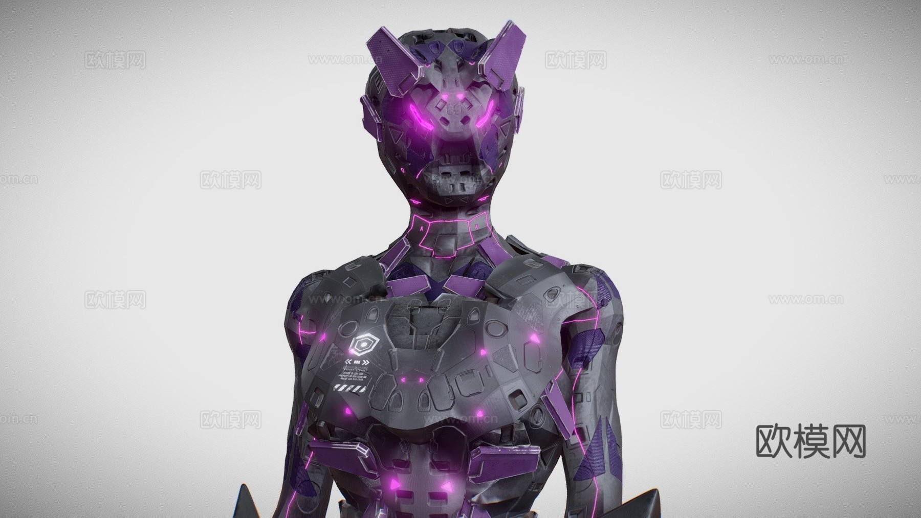 赛博装甲 作者 Oscar Creativosu模型