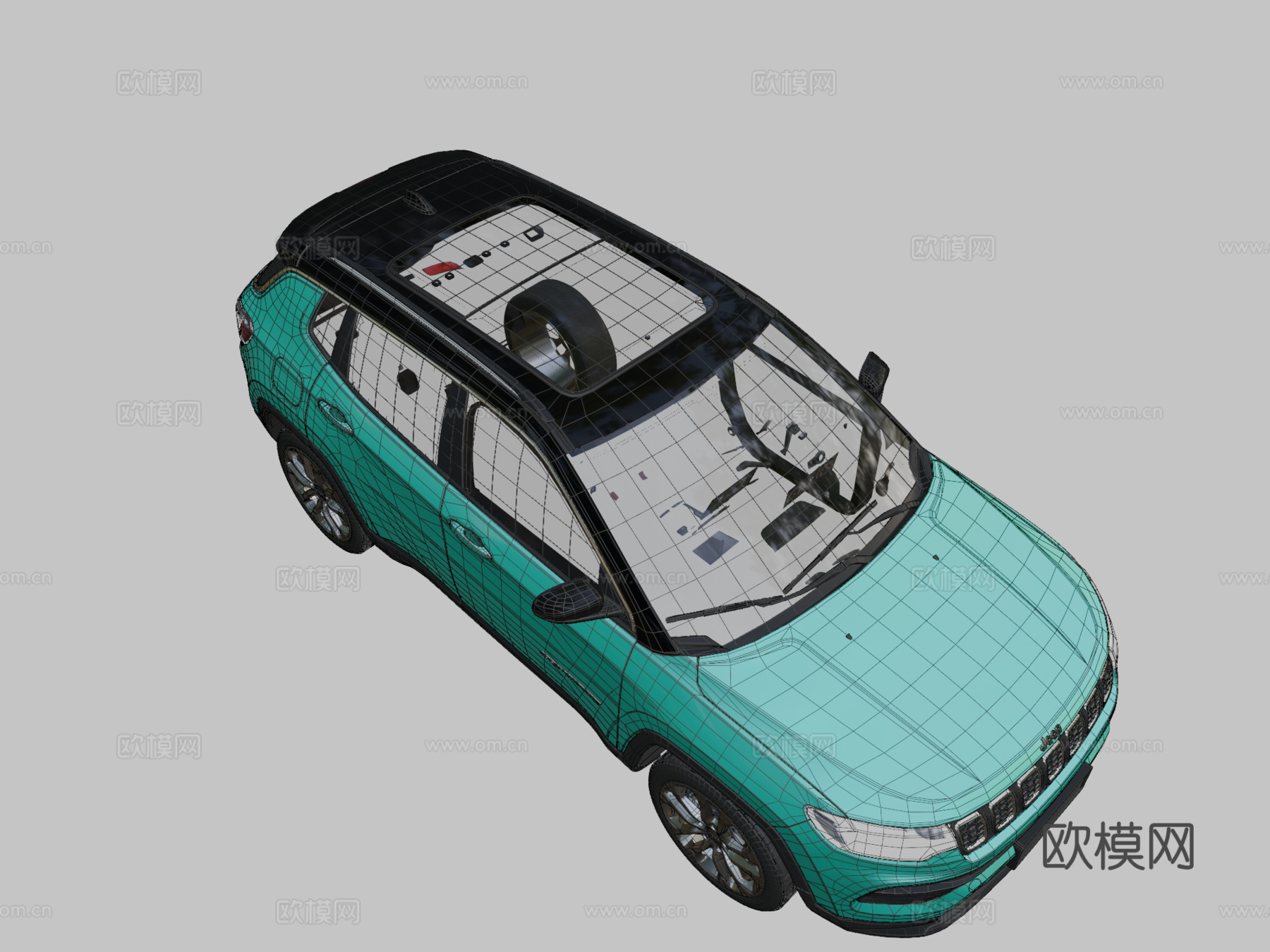 吉普 指南者 2022 低多边形su模型