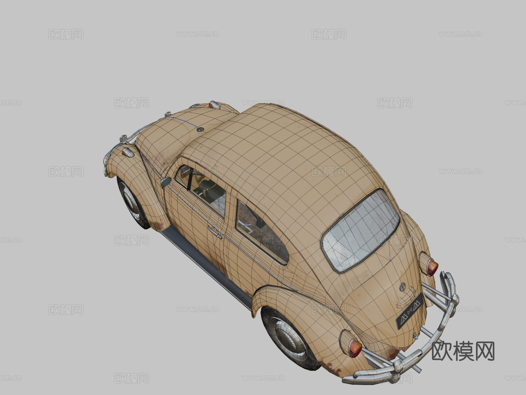 甲壳虫福斯卡su模型
