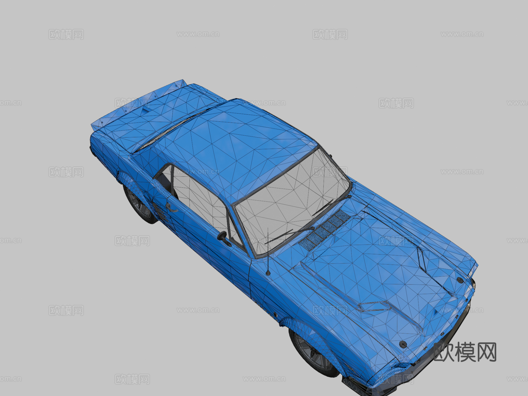 福特 野马su模型