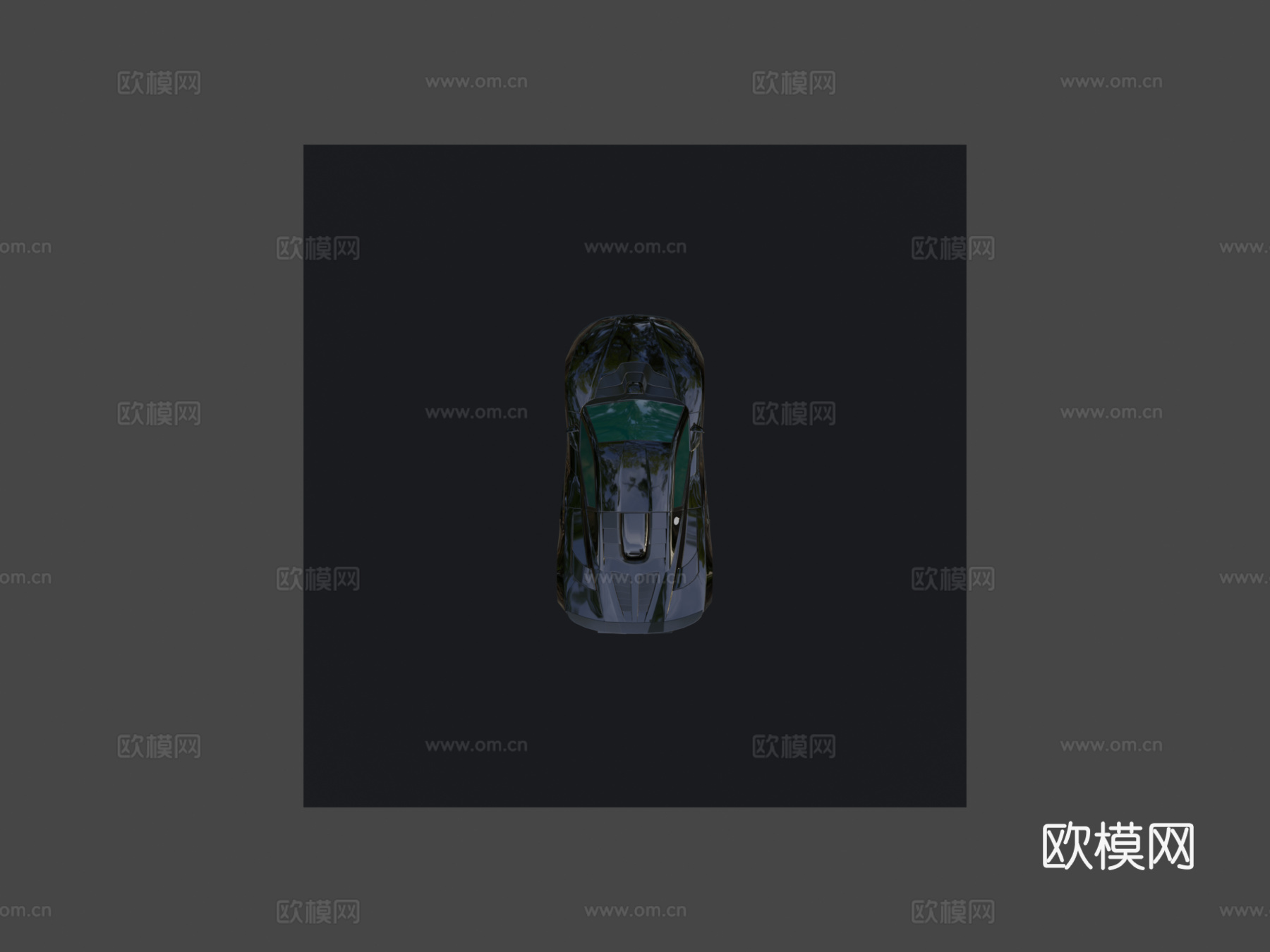 虚构超级跑车V12哥布林su模型