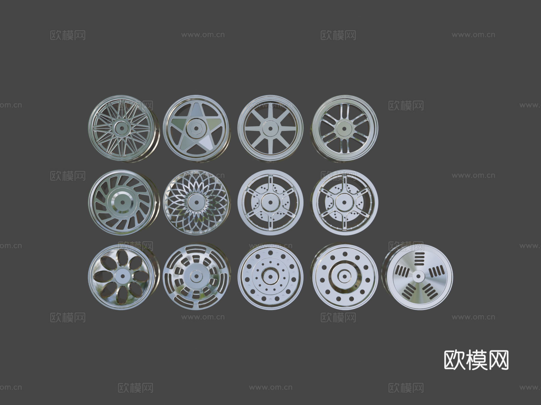 合金 车轮 轮辋su模型