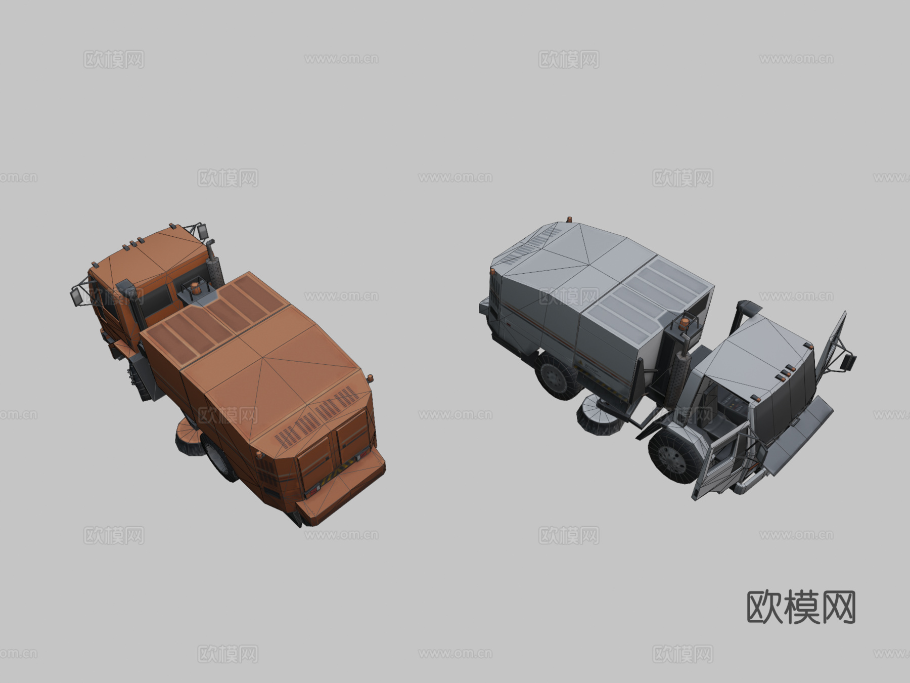 福特 Elgin CF8000 街道清扫车su模型