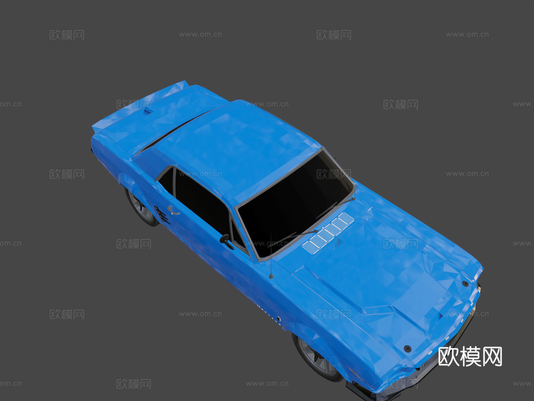 福特 野马su模型