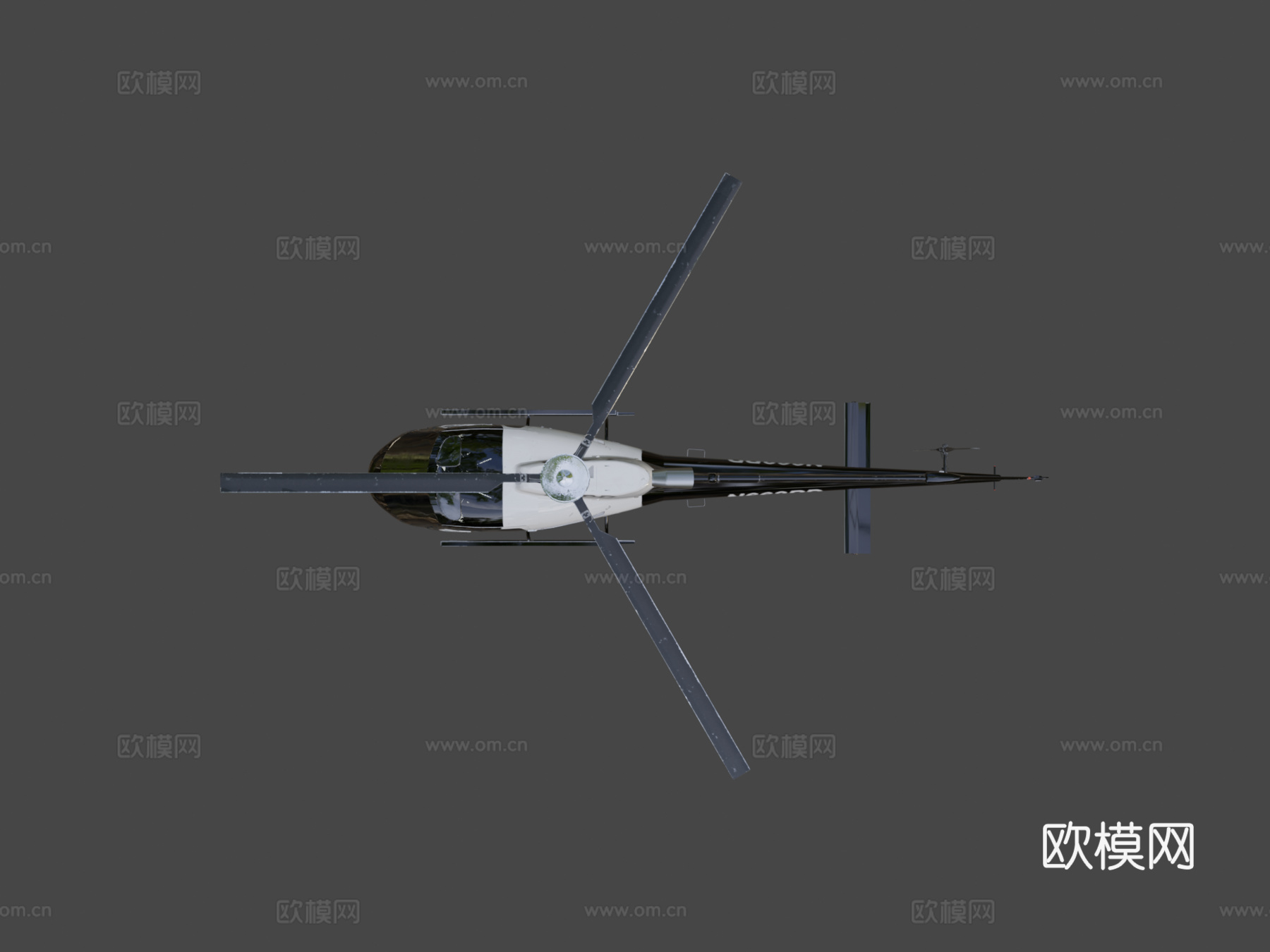 欧洲直升机 警用  执法直升机su模型