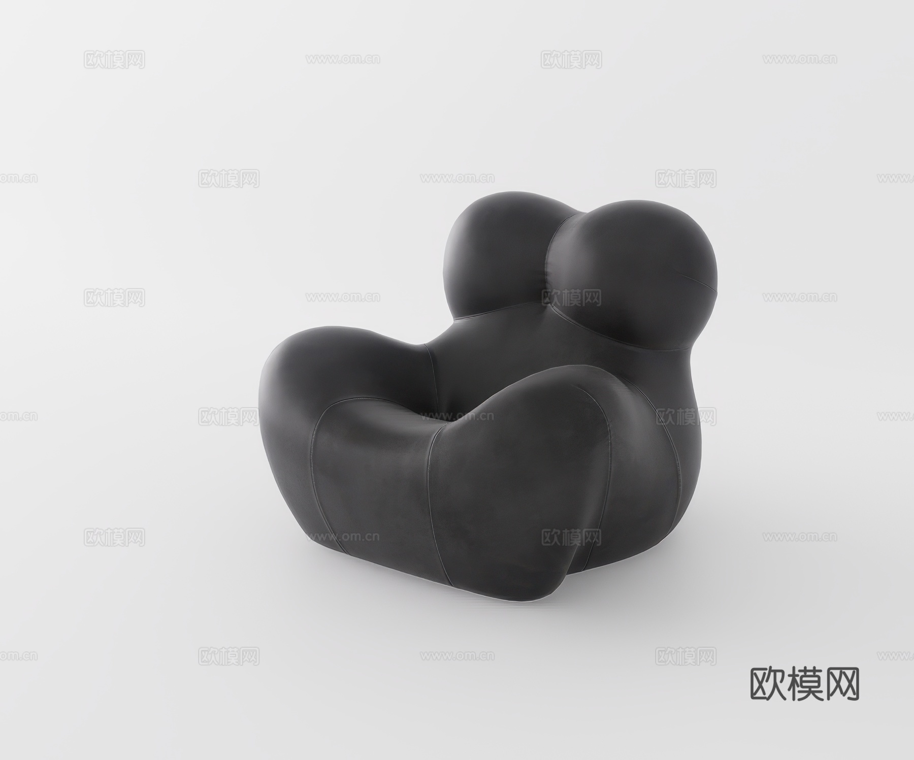 单人沙发su模型