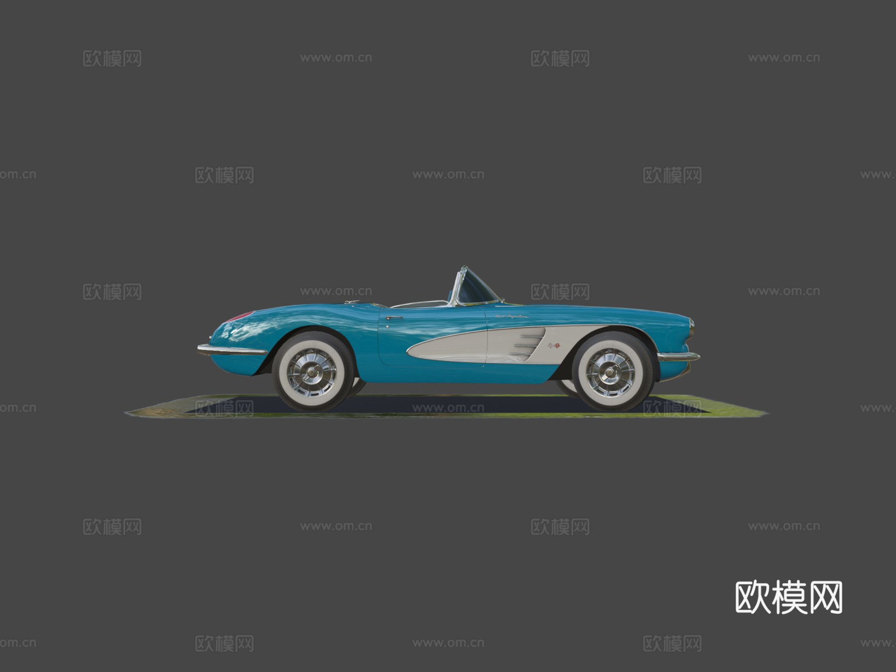 通用美国跑车su模型