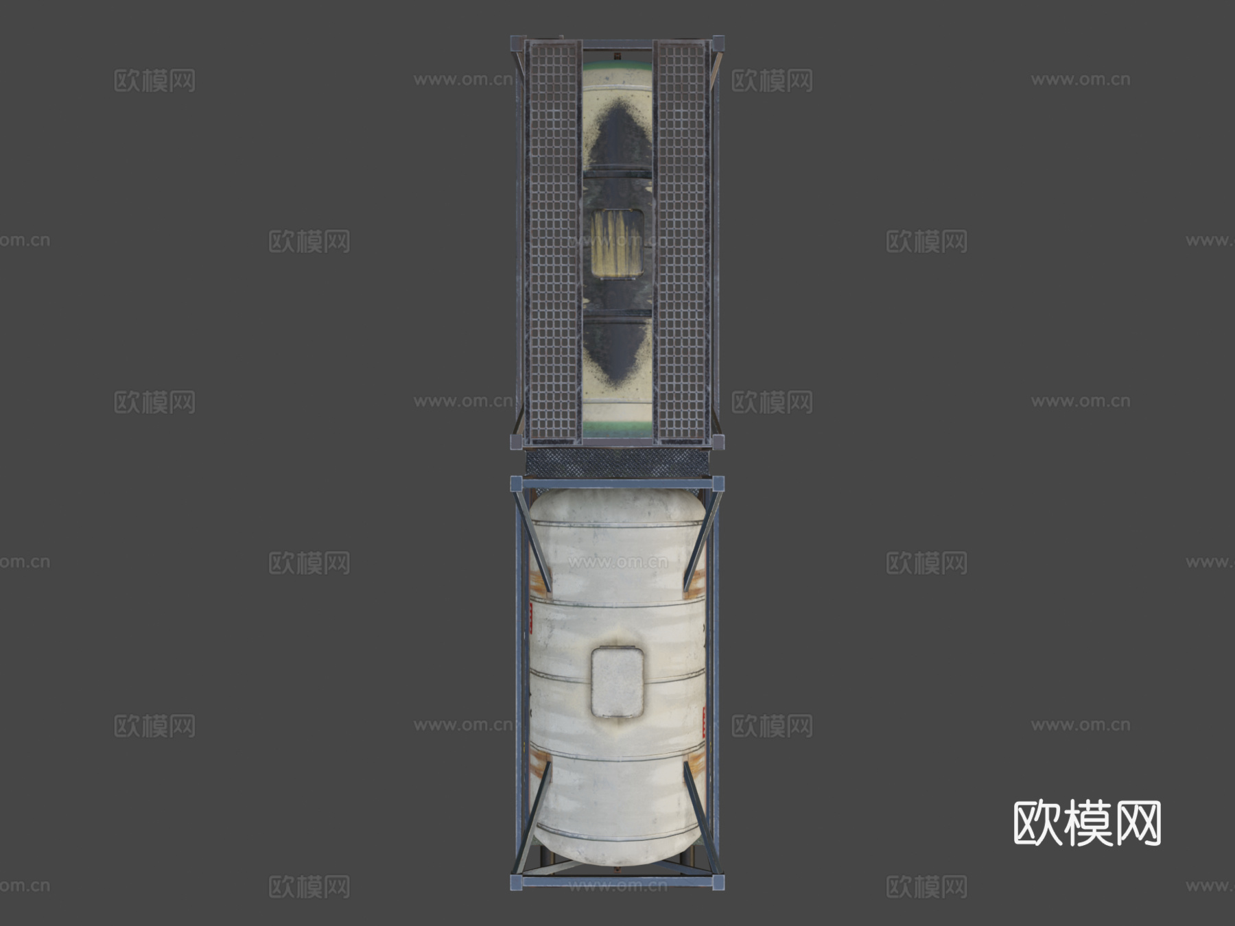 铁路罐车su模型