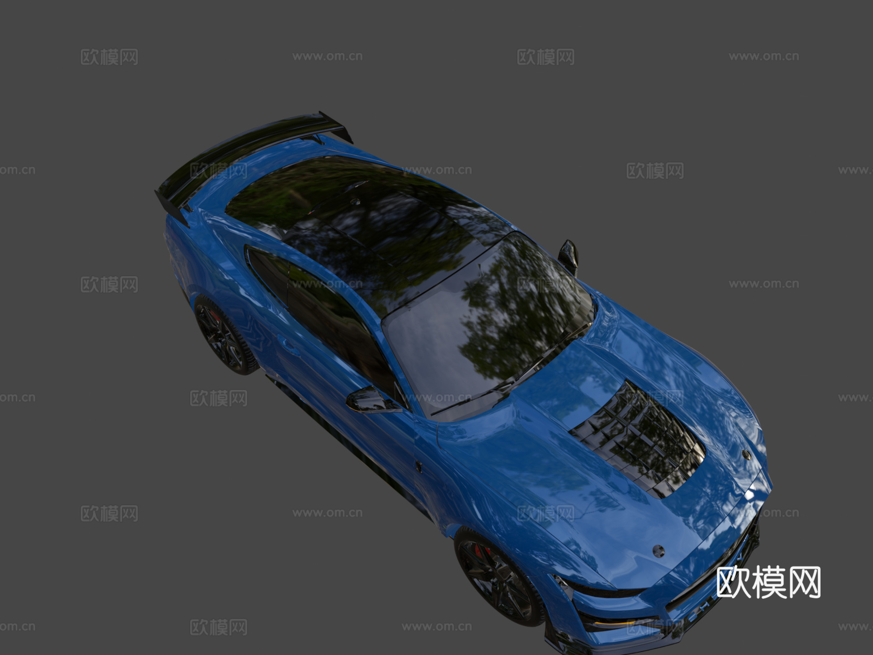 福特野马谢尔比GT500su模型