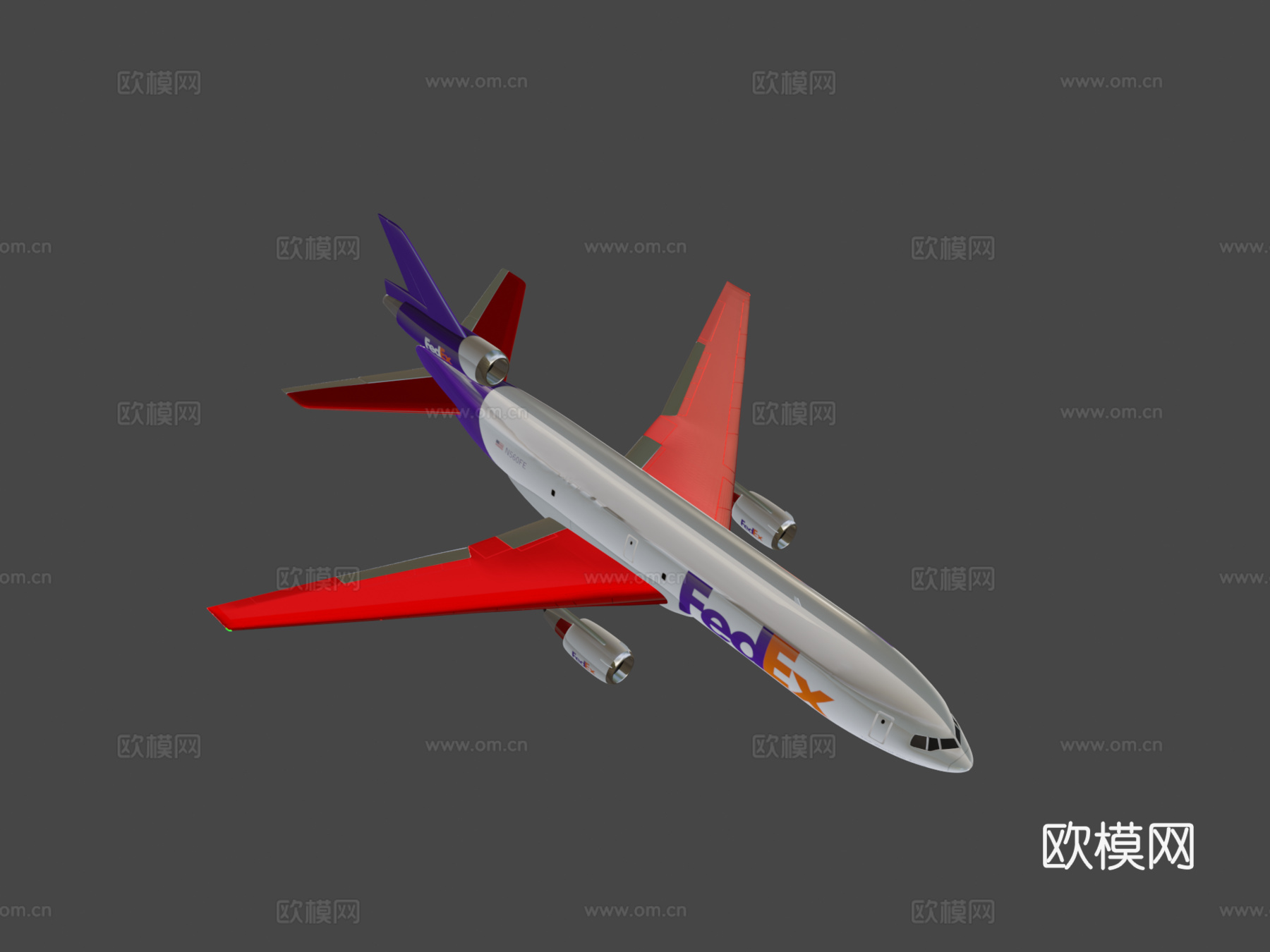 DC1030 联邦快递su模型