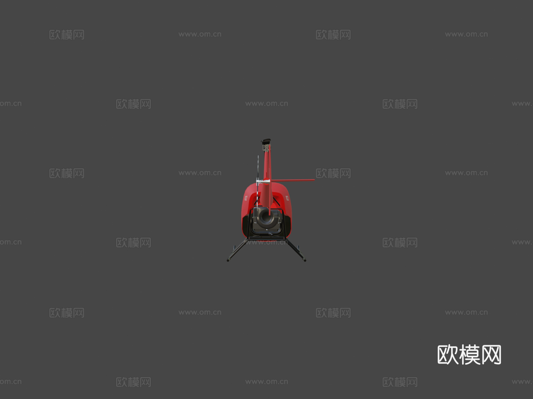 直升机罗宾逊R22su模型