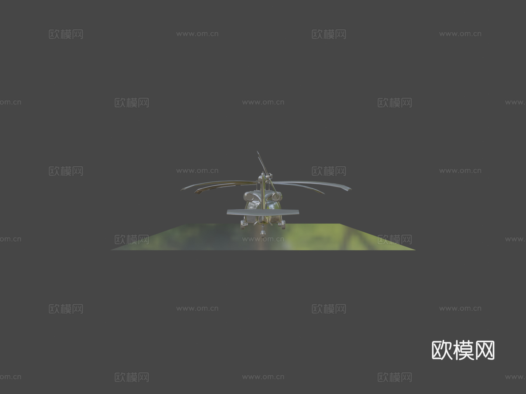 中型 通用 直升机su模型